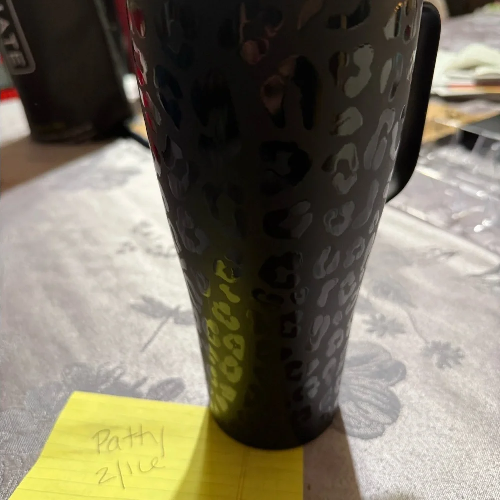 BrüMate Black Onyx Leopard Print Tumbler - Picture 2 of 3